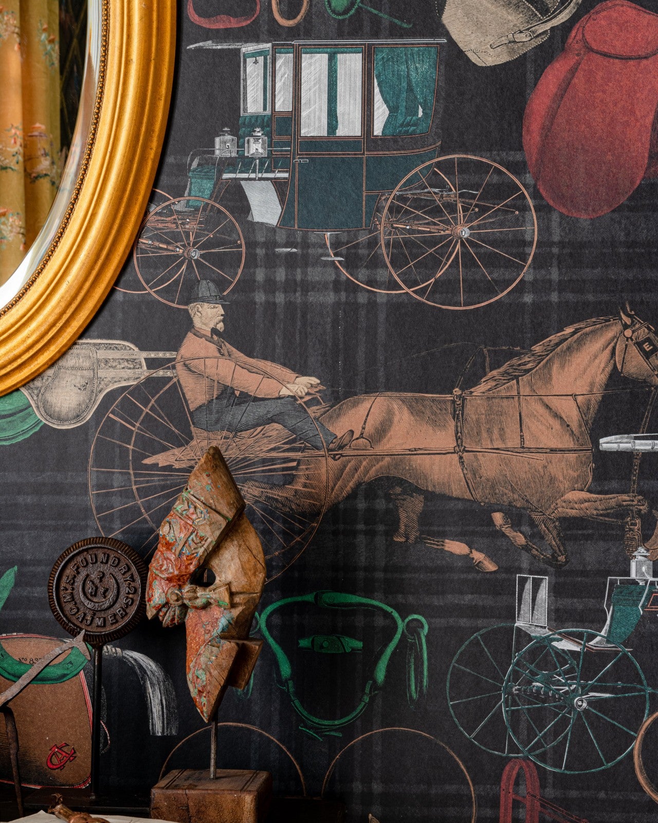 mind the gap - the jockey multicoloured wallpaper - wp20642