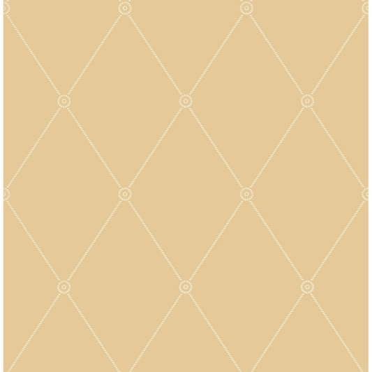 Cole & Son - Large Georgian Rope Trellis - Yellow - 100/13064.CS.0