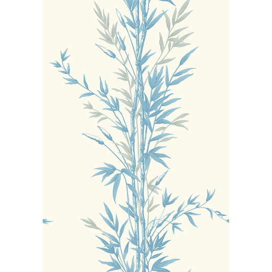 Cole & Son - Bamboo - Blue On Ivory - 100/5022.CS.0