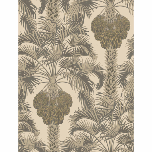 Cole & Son - Hollywood Palm - Silver & Charcoal - 113/1003.CS.0