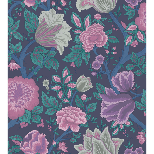 Cole & Son - Midsummer Bloom - Mulb/Teal - 116/4015.CS.0