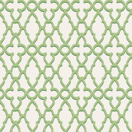 Cole & Son - Treillage - Leaf Green/Chlk - 116/6022.CS.0