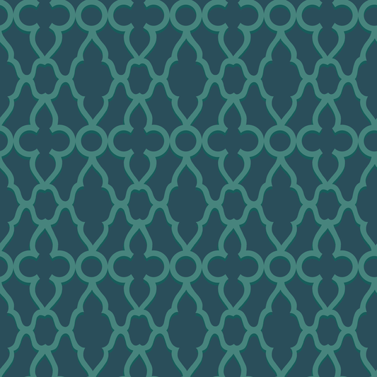 Cole & Son - Treillage - Viridian/Ink - 116/6023.CS.0