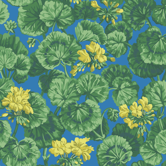 Cole & Son - Geranium - Lemon/Forest Green/Electric Blue - 117/11032.CS.0