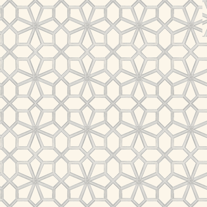 Cole & Son - Wolsey Stars - Soot On Snow - 118/16036.CS.0