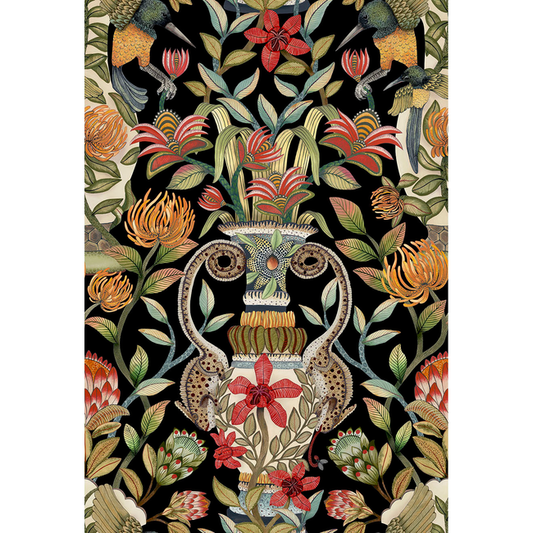 Cole & Son - Protea Garden - Olv&Rg/Blck - 119/10044.CS.0