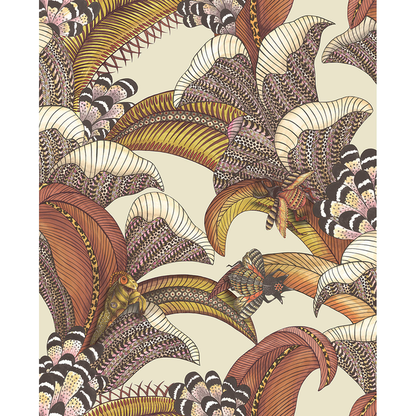 Cole & Son - Hoopoe Leaves - Crimson - 119/1004.CS.0