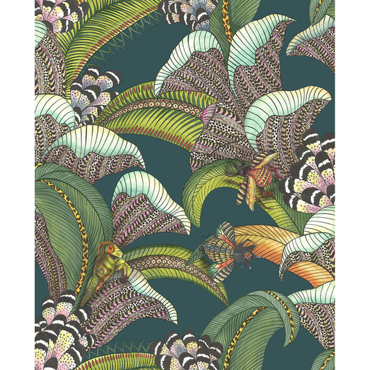 Cole & Son - Hoopoe Leaves - Viridian - 119/1007.CS.0