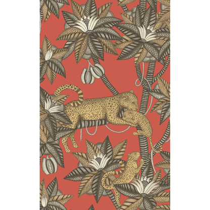 Cole & Son - Satara - Soot&Metgld/Rouge - 119/3014.CS.0