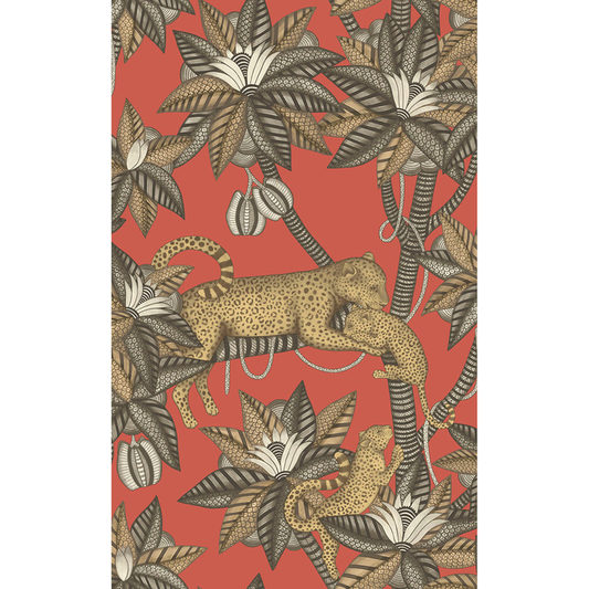 Cole & Son - Satara - Soot&Metgld/Rouge - 119/3014.CS.0