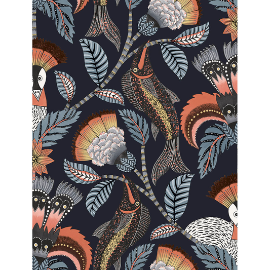 Cole & Son - Nene - Terracotta Midnight - 119/8038.CS.0