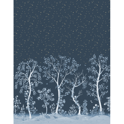 Cole & Son - Seasonal Woods - Midnight - 120/6025.CS.0