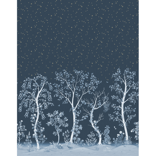 Cole & Son - Seasonal Woods - Midnight - 120/6025.CS.0