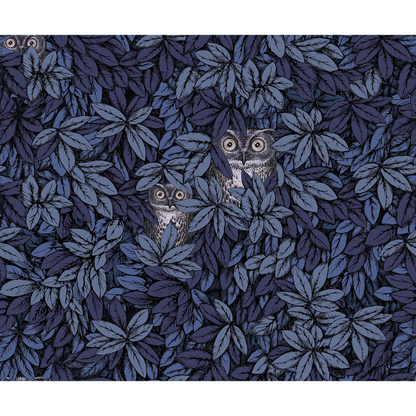 Cole & Son - Foglie E Civette - Midnight - 123/11053.CS.0