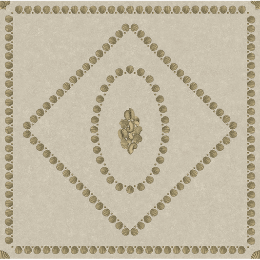 Cole & Son - Conchiglie - Gold On Stone - 123/5025.CS.0