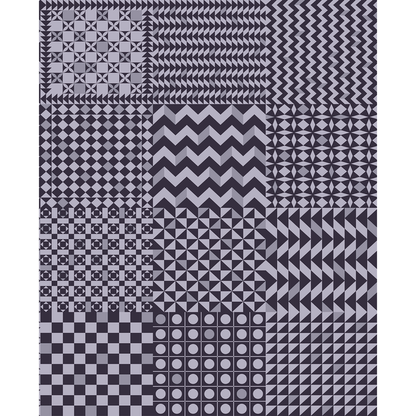 Cole & Son - Geometrico - Magenta & Ink - 123/7033.CS.0