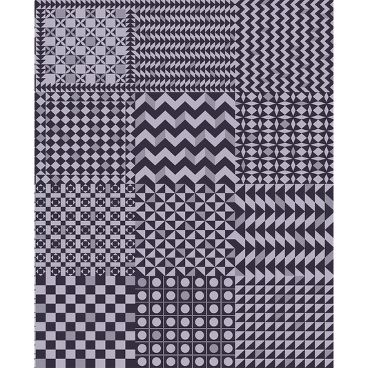 Cole & Son - Geometrico - Magenta & Ink - 123/7033.CS.0
