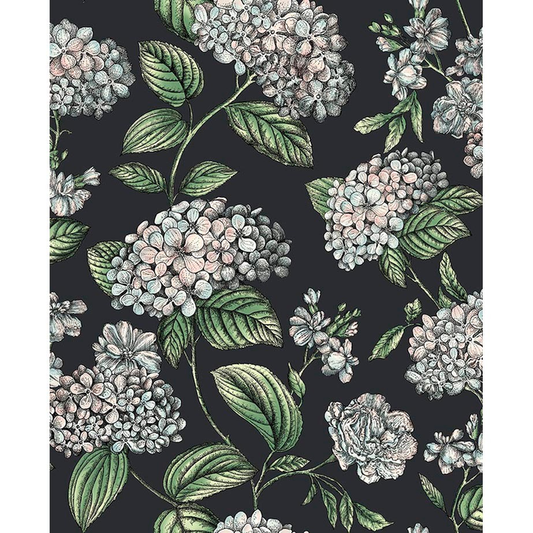 Cole & Son - Ramo Di Ortensia - Charcoal - 123/8038.CS.0