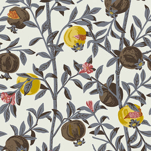 Schumacher - Granatapple - Slate And Ochre - 1959 - Wallpaper