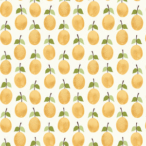 Schumacher - Prunus - Yellow - 1975 - Wallpaper