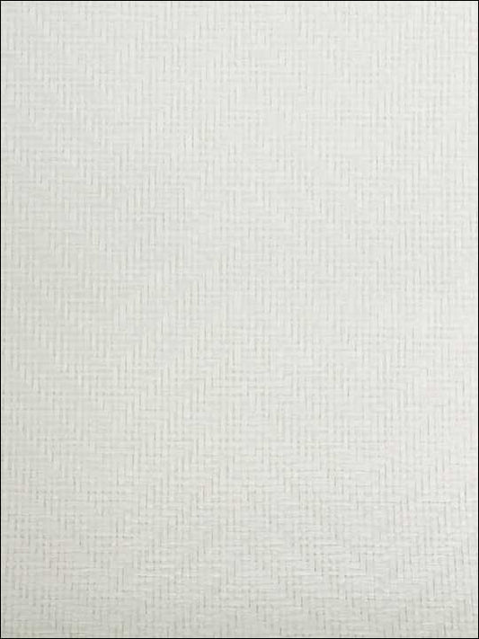 Scalamandre SC0001G1192 Basket Weave White Wallpaper