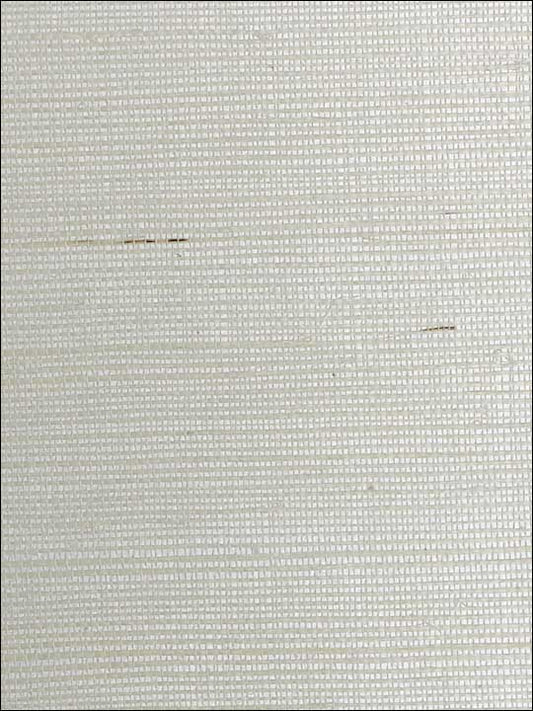 Scalamandre SC0001G1194 Sisal Metallic Platinum Wallpaper