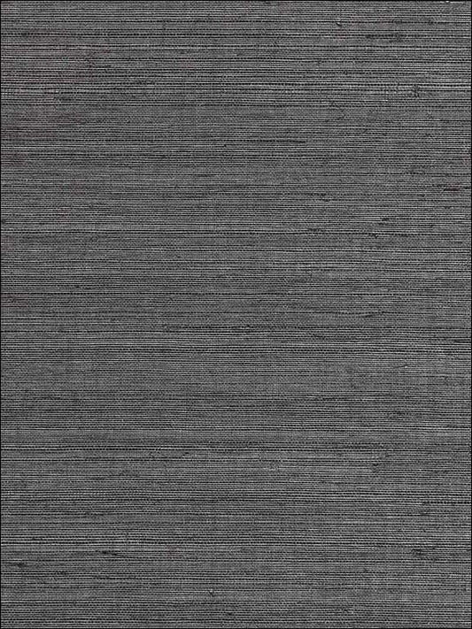 Scalamandre SC0003WP88338 Metal Sisal Pewter Wallpaper