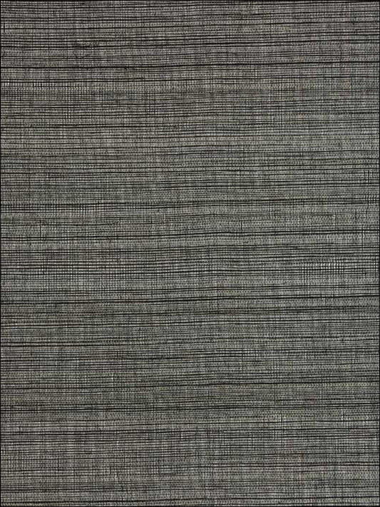 Scalamandre SC0003WP88339 Strie Sisal Graphite Wallpaper