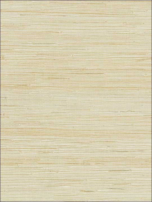Scalamandre SC0001WP88343 Textured Sisal White Sand Wallpaper