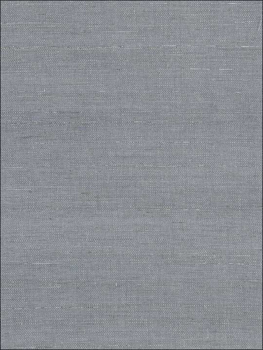 Scalamandre SC0002WP88349 Silver Sisal Steel Wallpaper