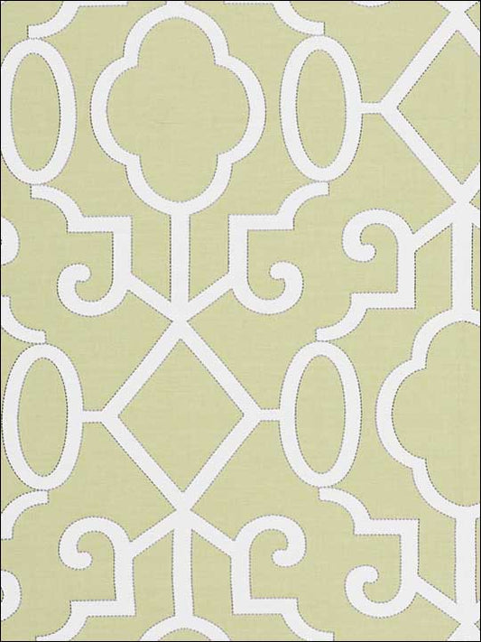 Scalamandre SC0005WP88356 Ming Fretwork Pear Wallpaper