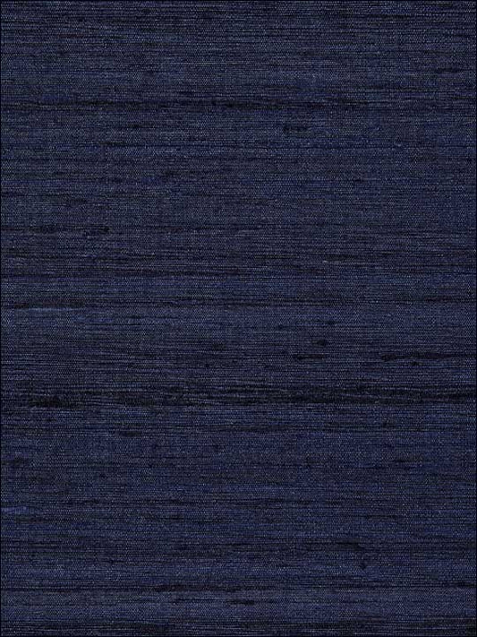 Scalamandre SC0008WP88359 Callisto Silk Weave Midnight Wallpaper