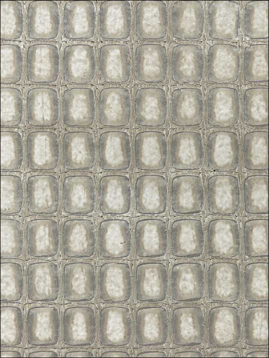 Scalamandre SC0003WP88371 Tortoiseshell Pewter Wallpaper