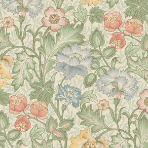Schumacher - Jane Mural - Leaf - 2036 - Wallpaper