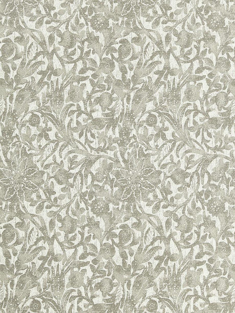 scalamandre bali floral stone fabric - scala 27195-001