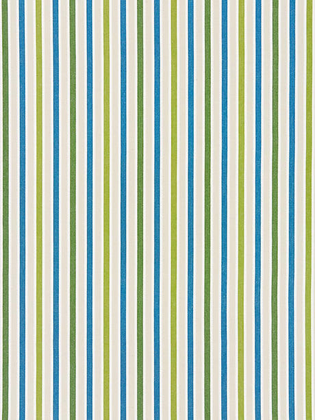 scalamandre leeds cotton stripe ocean palm fabric - scala 27114-003