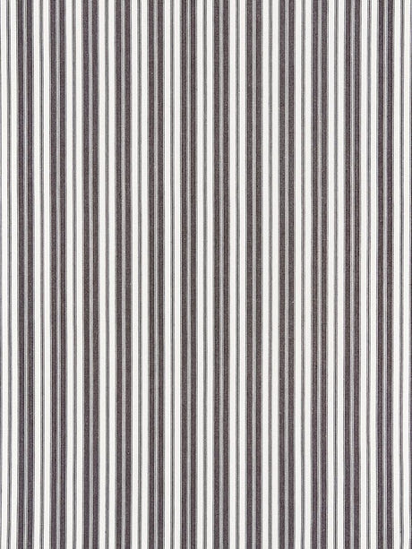 scalamandre devon ticking stripe charcoal fabric - scala 27115-005