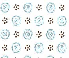 china seas - cecil two color - 2215wp-02 - teal blue brown