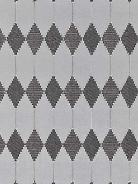 Scalamandre SC0001WP88460 Cadence Silver Wallpaper