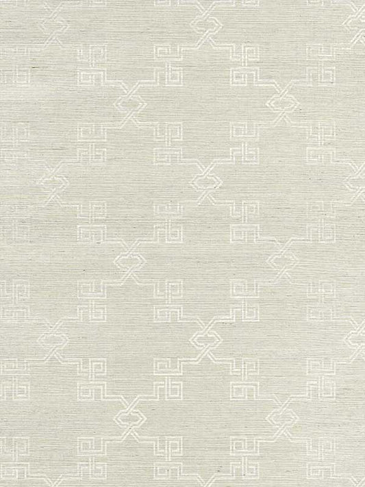 Scalamandre SC0002WP88374 Suzhou Lattice Sisal Haze Wallpaper