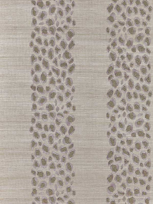 Scalamandre SC0002WP88446 Catwalk Embellished Grasscloth Looking Glass Wallpaper