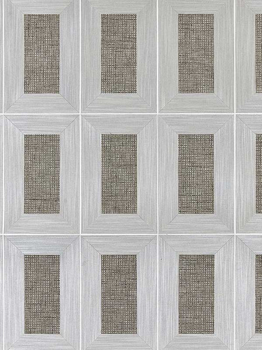 Scalamandre SC0002WP88474 Libro Woven Alloy Wallpaper