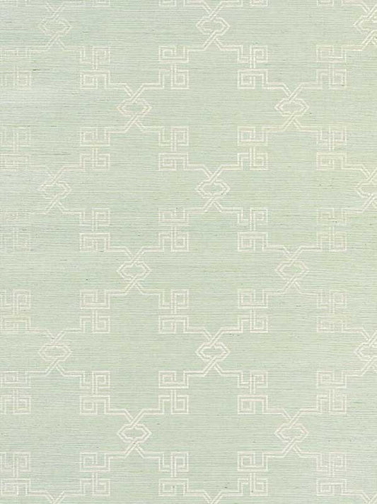 Scalamandre SC0003WP88374 Suzhou Lattice Sisal Mineral Wallpaper