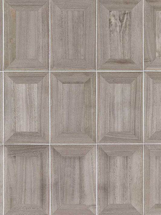 Scalamandre SC0003WP88475 Libro Wood Greystone Wallpaper