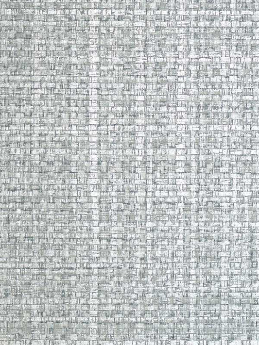Scalamandre SC0004WP88443 Jute Blue Mica Wallpaper