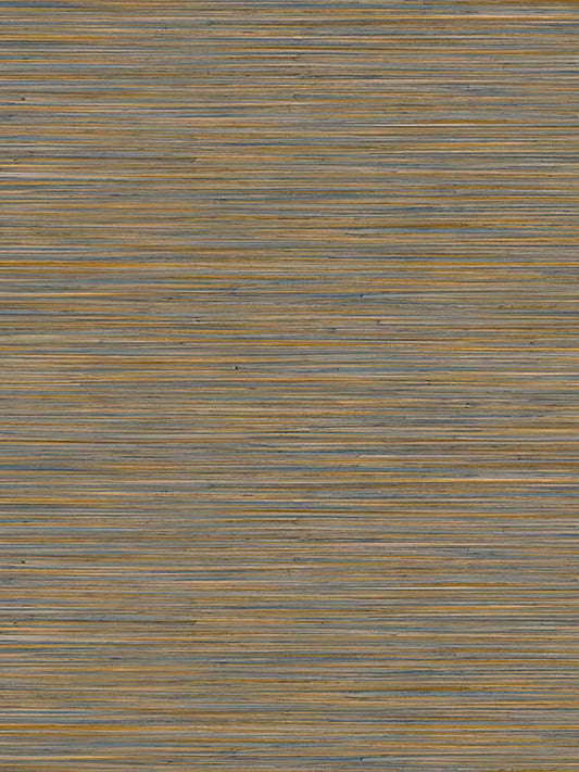 Scalamandre SC0004WP88457 Akita Blue Orange Wallpaper