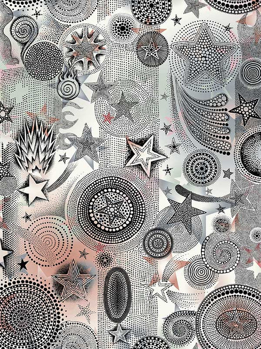Scalamandre WH000013332 Etoiles Multico Wallpaper