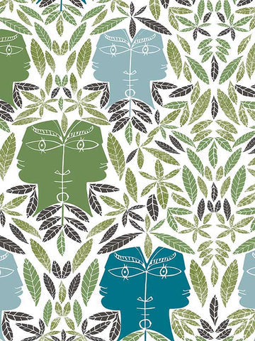scalamandre - cap dail vegetal wallpaper - wh 000016470