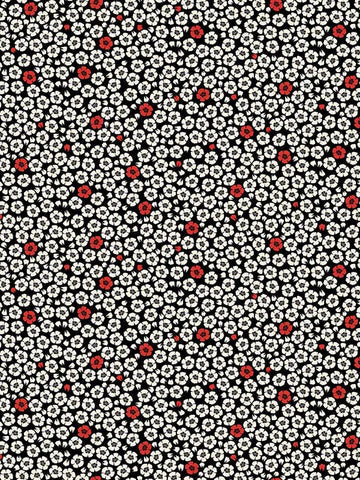Scalamandre - Coquelicot Noir Wallpaper - WH 000023331