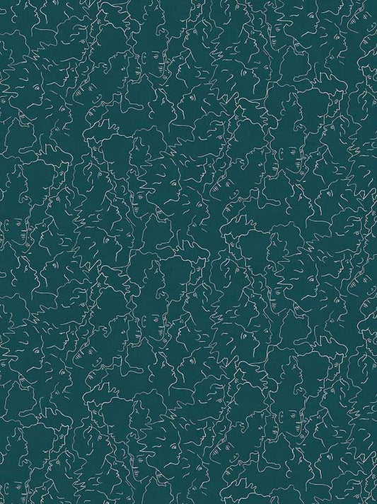 Scalamandre WH000026462 Ressemblance Canard Wallpaper
